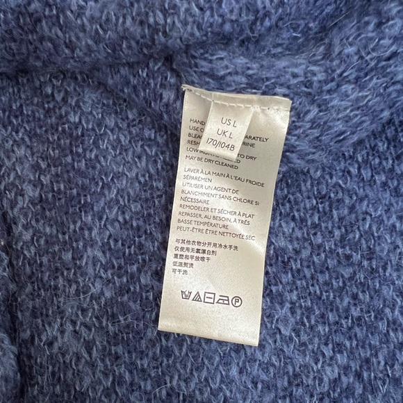 Free People OVERSIZED pullover Yin Yang sweater Large L OB1043828 - Picture 7 of 10